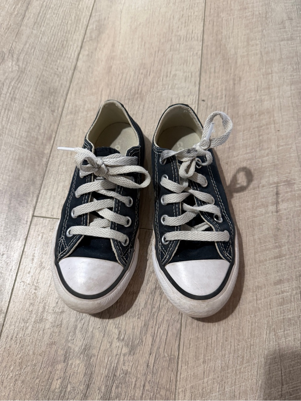 Converse Kids Low-Top Canvas Sneakers - Navy & White